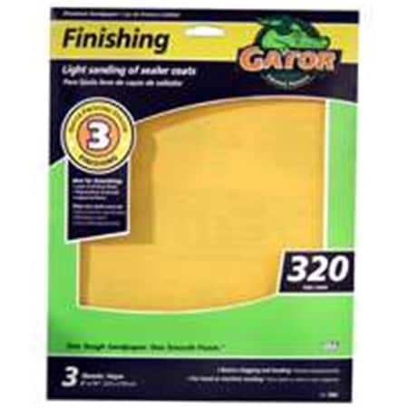 Gator Finishing 7267 Sanding 320 Grit 9 x 11 In. 7737836